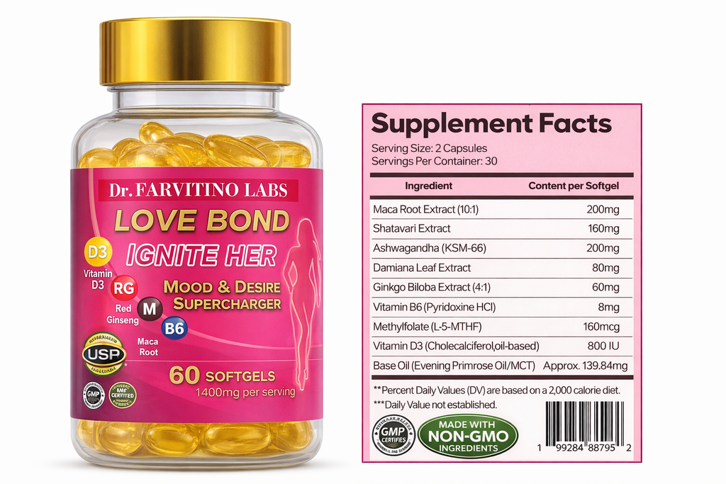Men & Women Hormonal Support Bundle – Testosterone for Him & Estrogen Balance for Her, Energy, Mood, Vitality & Desire