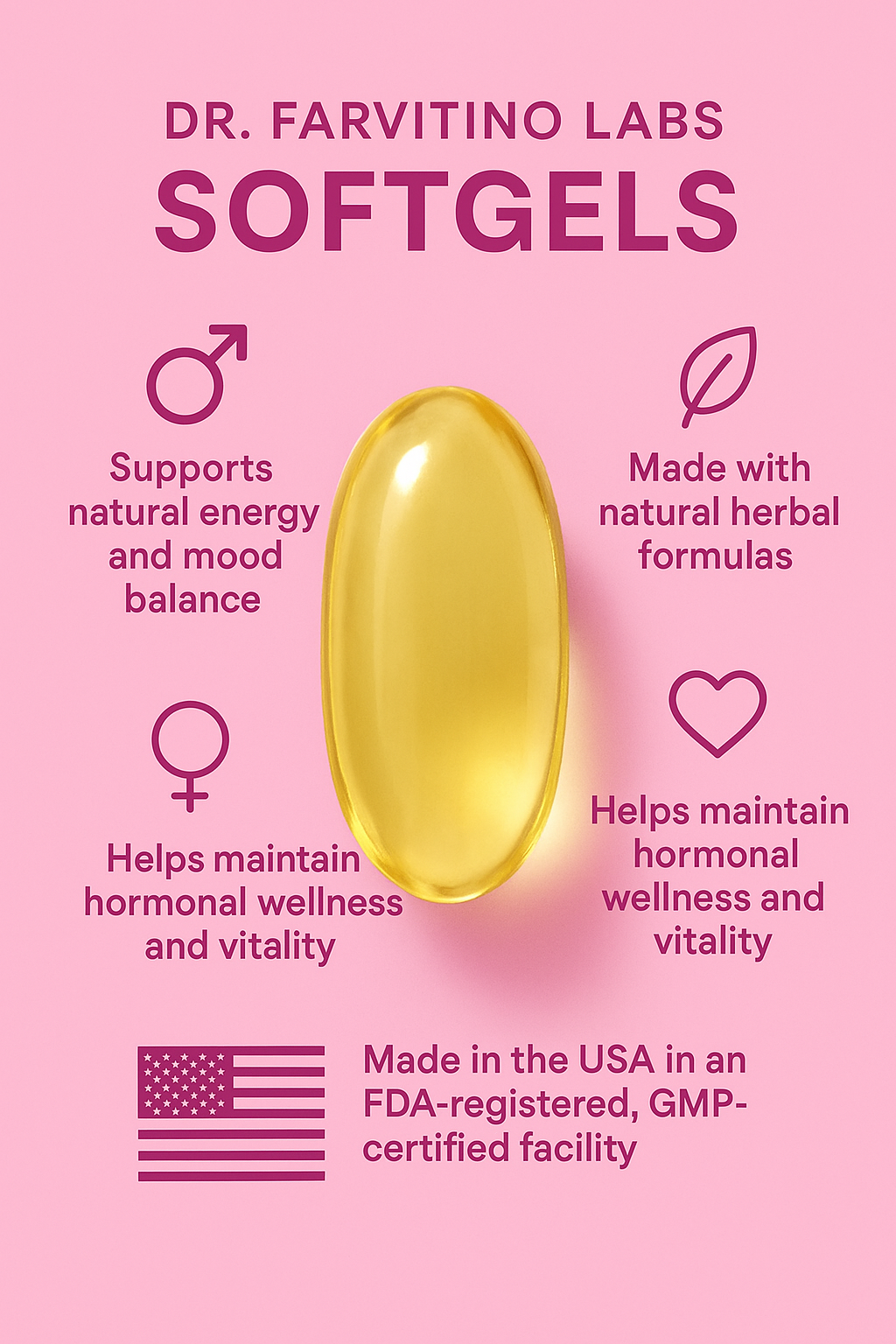 Women’s Hormonal Support Formula – Supports Reproductive & Estrogen Balance, Mood, Desire, Energy, Vitality & Overall Wellness, Especially During and After Menopause